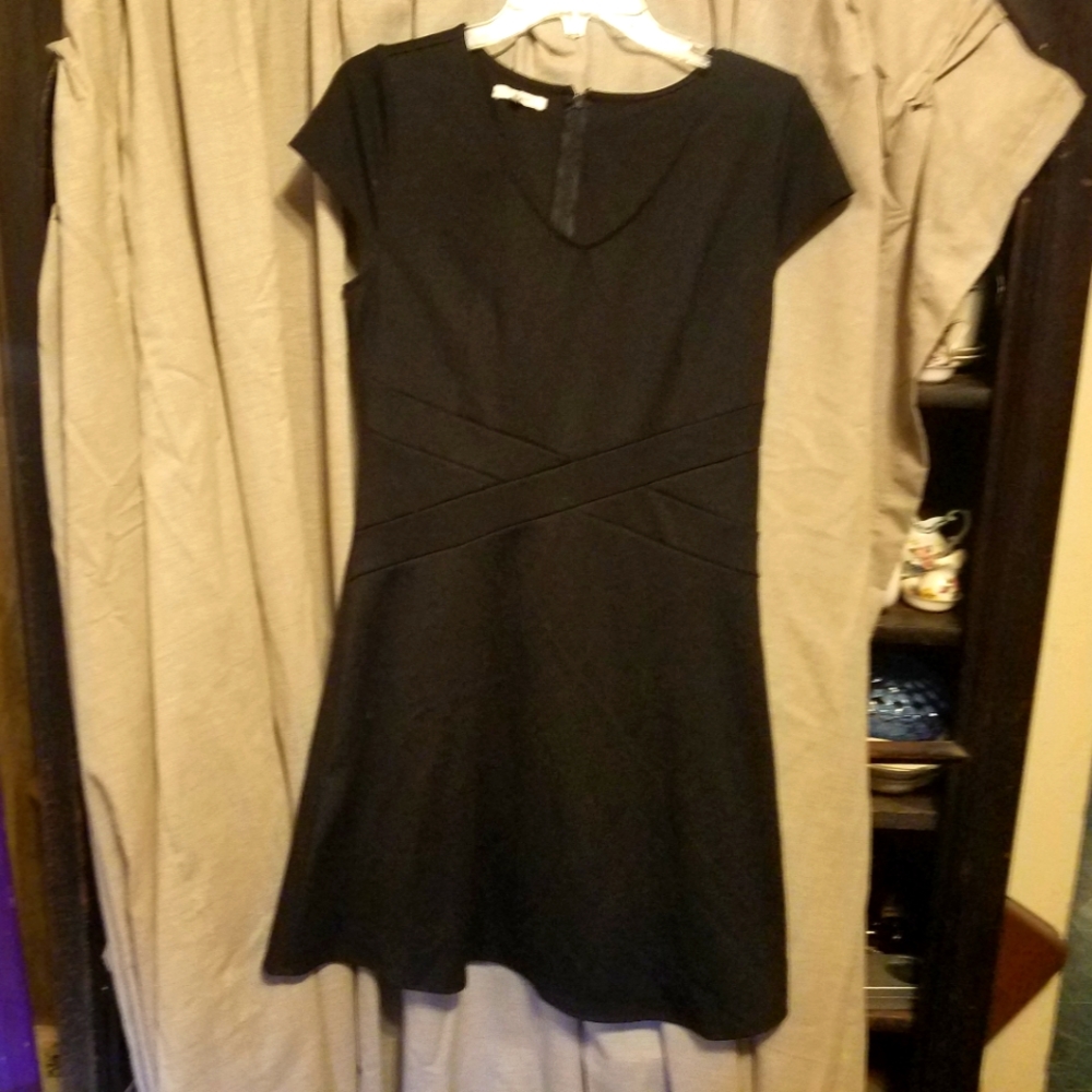 Maurices|black short sleeved dress| Medium